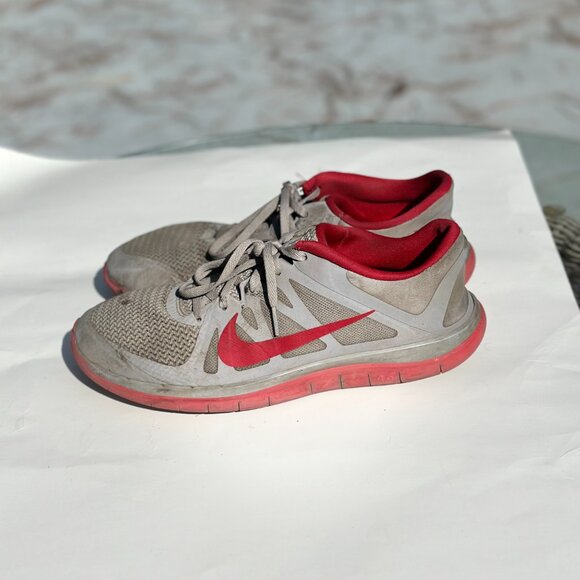 Nike Men's Running Shoes Free 4.0 V4 - Grey and Red Size 10.5 - Picture 3 of 8
